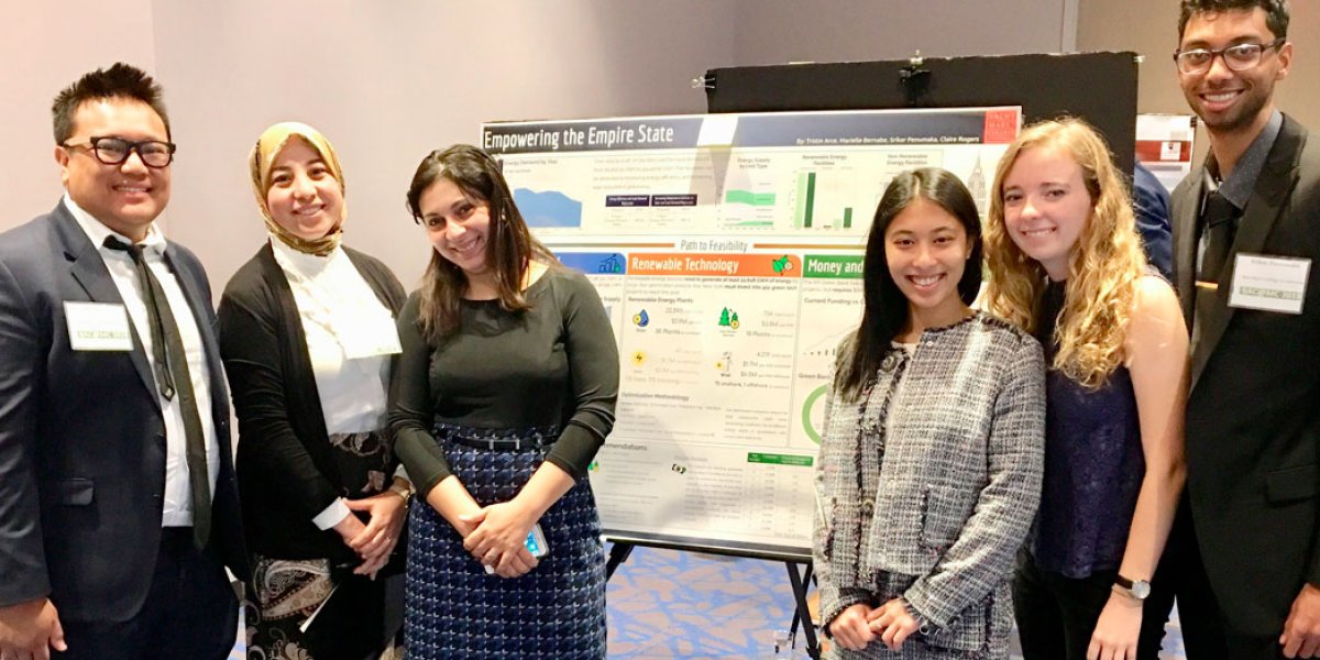 photo of saint mary's winners from business analytics competition and conference
