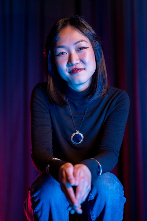 Melody Ng portrait in the theater