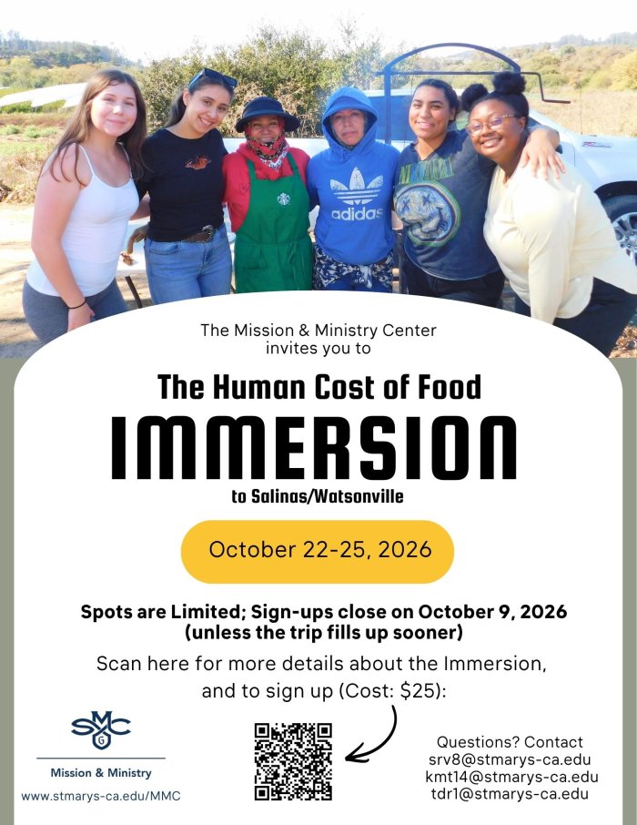 Information about the Human Cost of Food immersion to Salinas/Watsonville
