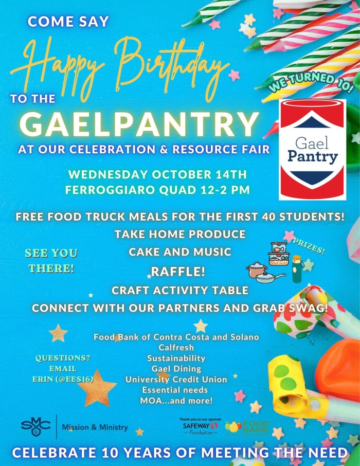 GaelPantry 10th Birthday Celebration 