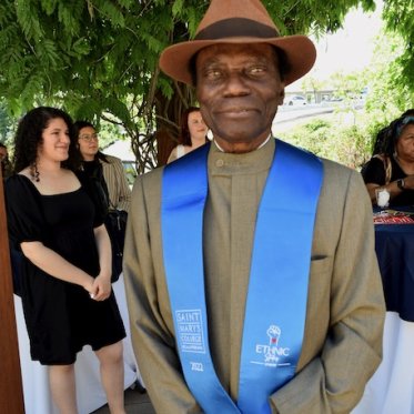 man wearing a stole