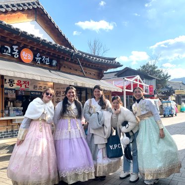 Students in South Korea