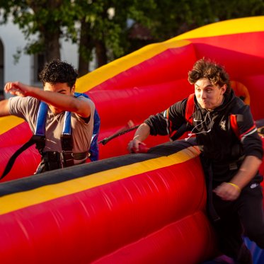 Inflatable race