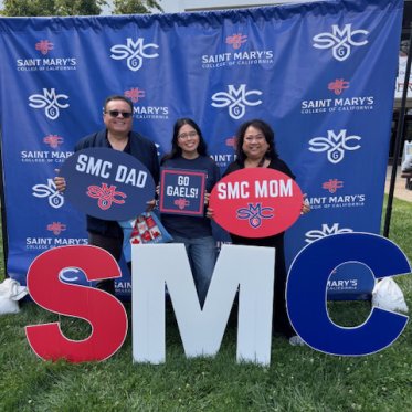 Family of 2 at Family Weekend