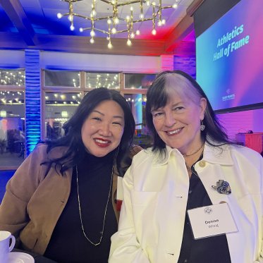 Women and Gender Studies Faculty at an award event