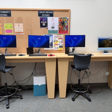 a row of computers