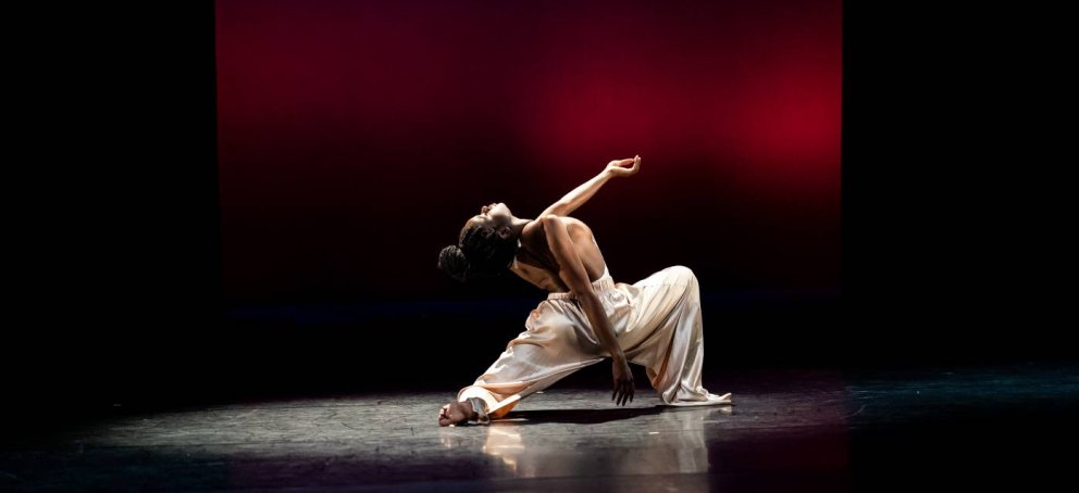 Photo of dancer on stage