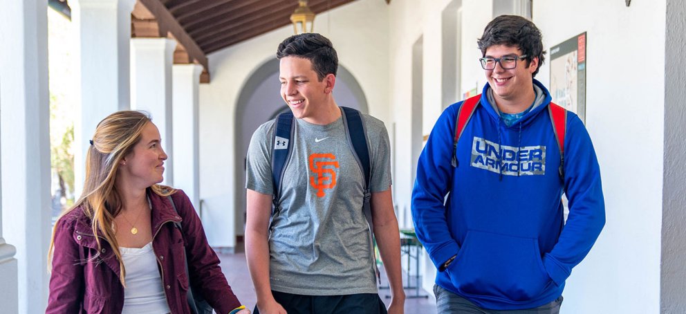 three students
