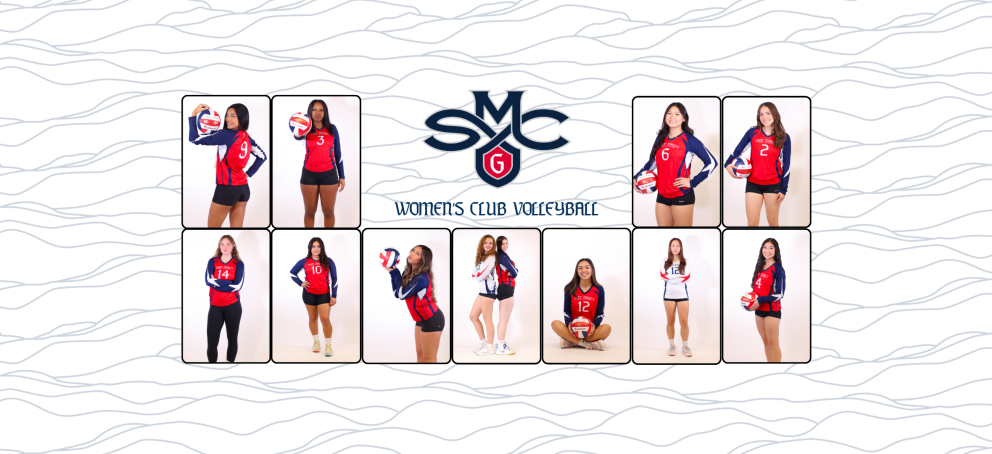 Photo collage of various Women's Club Volleyball student-athletes