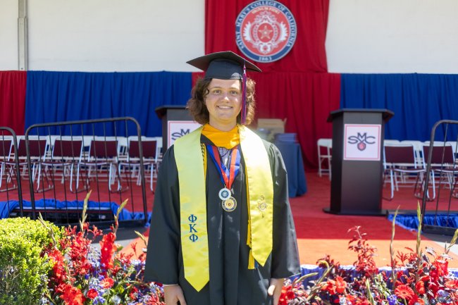 Samuel Leitch at Commencement 2025