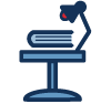 an icon of a desk