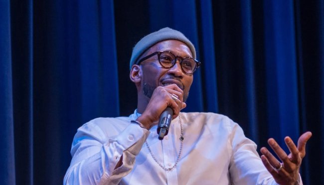 Mahershala Ali on campus