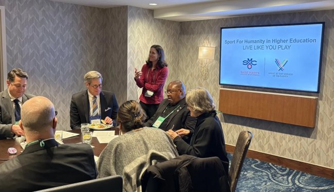 Mary Volmer speaks at ACCU