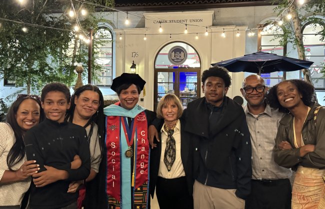 Candace Jones and loved ones