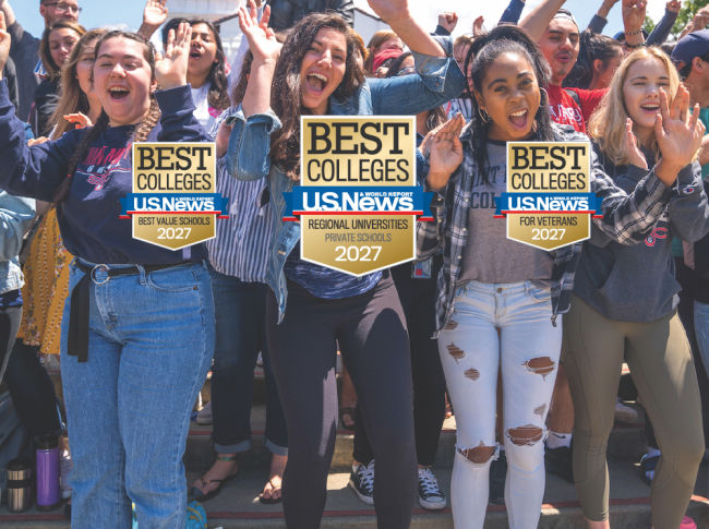 Saint Mary's Ranks as a Best Colleges by US News and World Reports in 2017 for private regional colleges, veterans, and value 