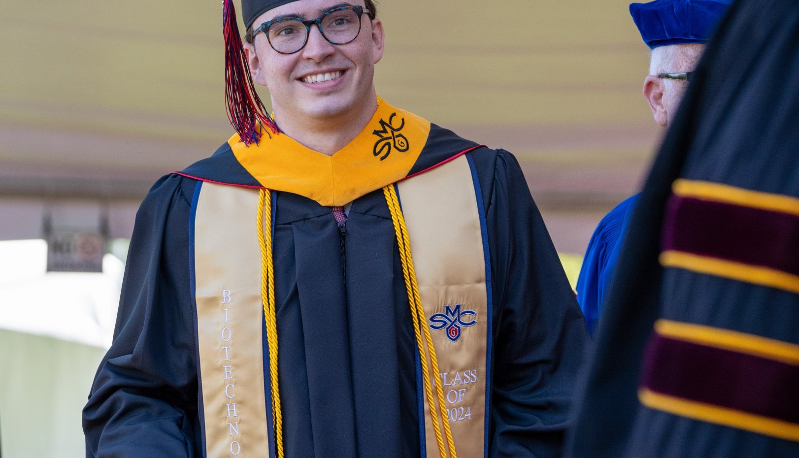 Smiling grad