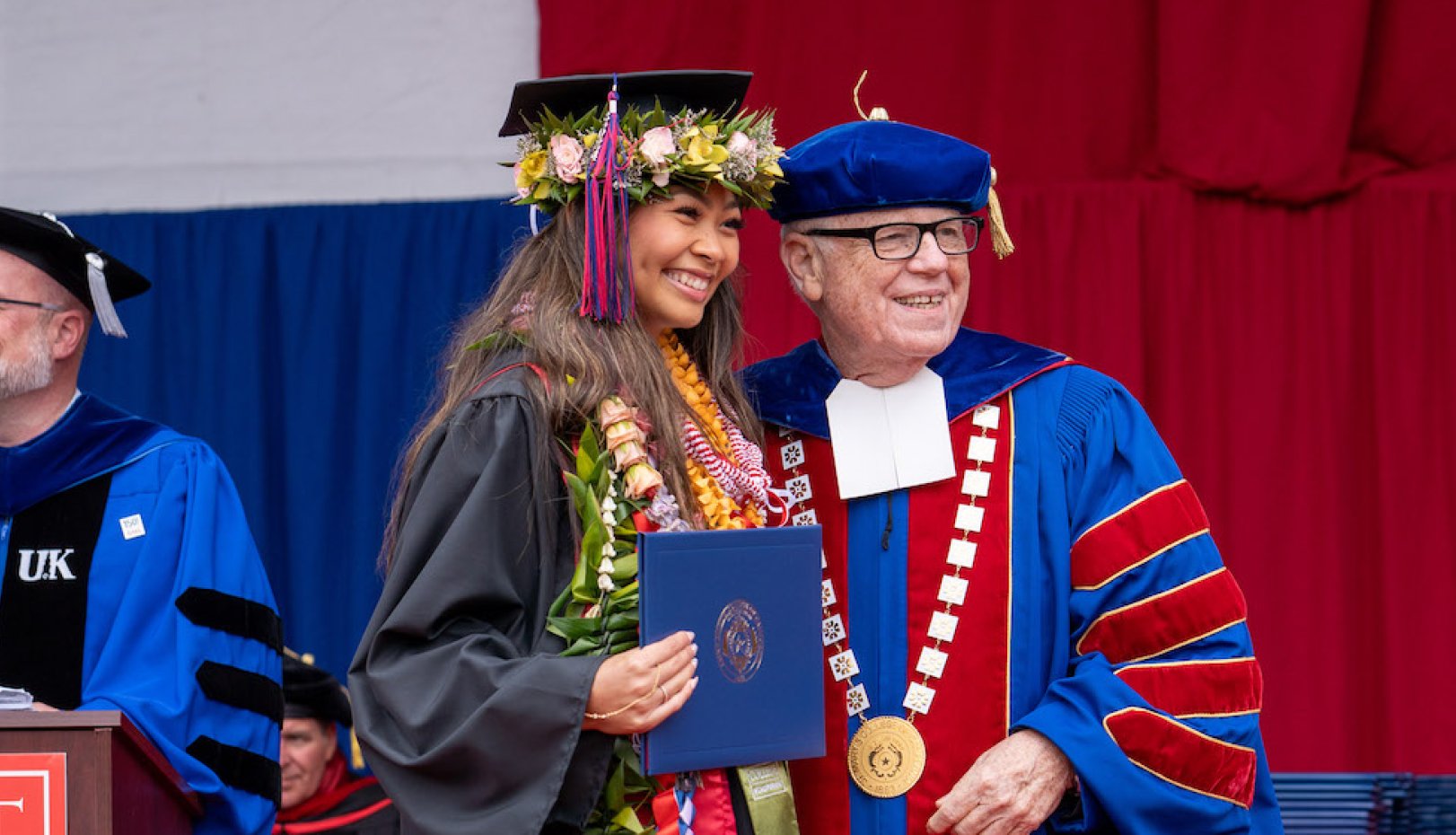 Scene from Undergraduate Commencement 2024
