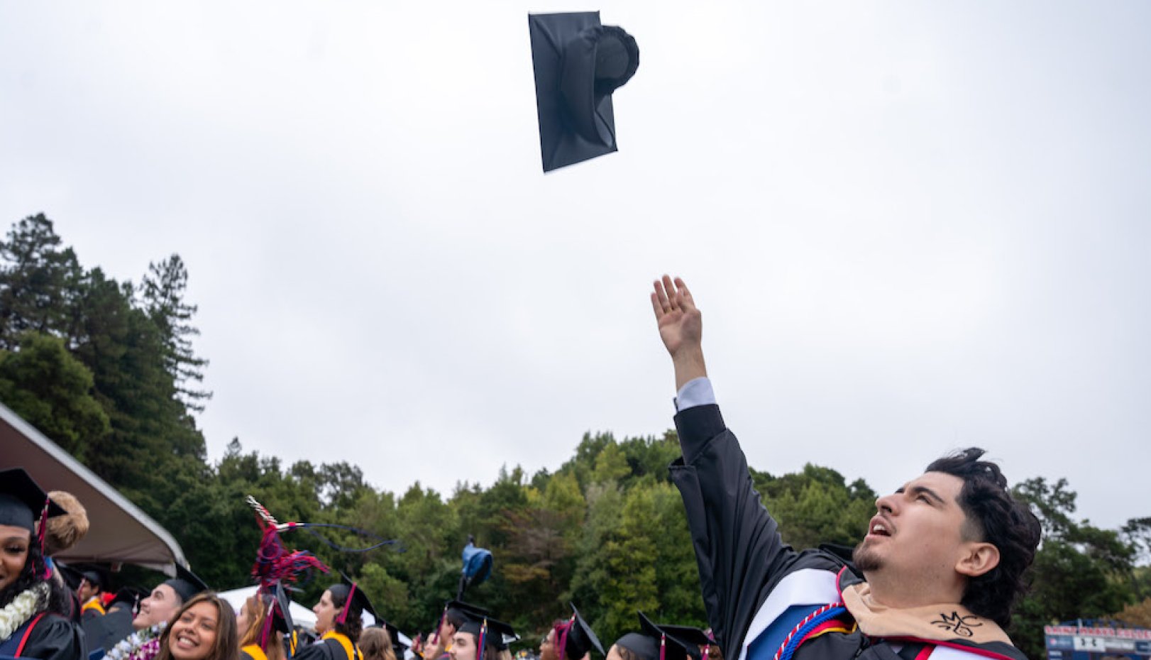 Scene from Undergraduate Commencement 2024