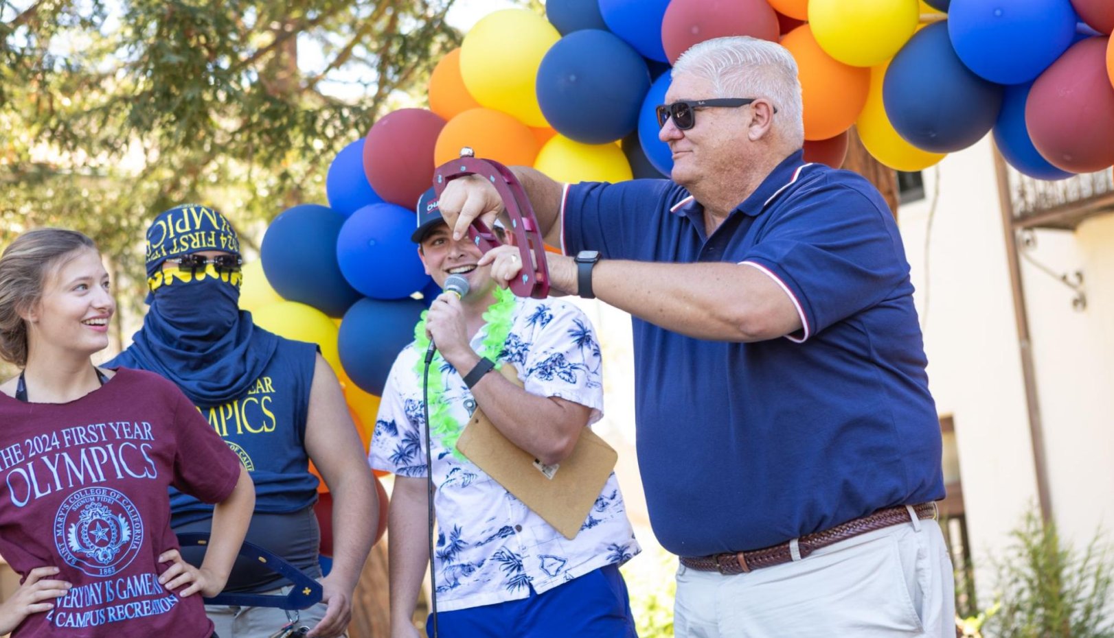 SMC President Roger Thompson at 2024 first year olympics