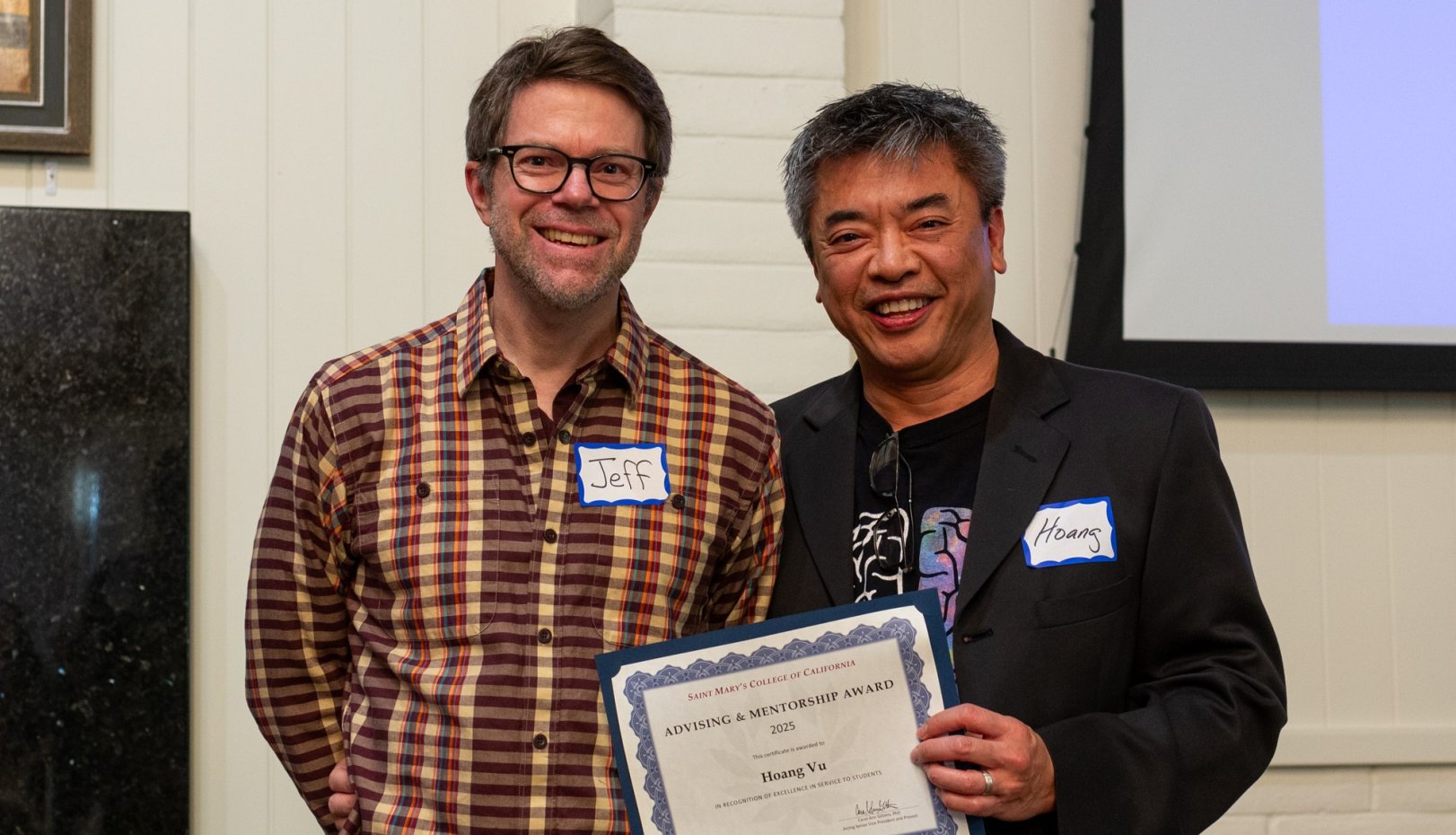 Getting an award