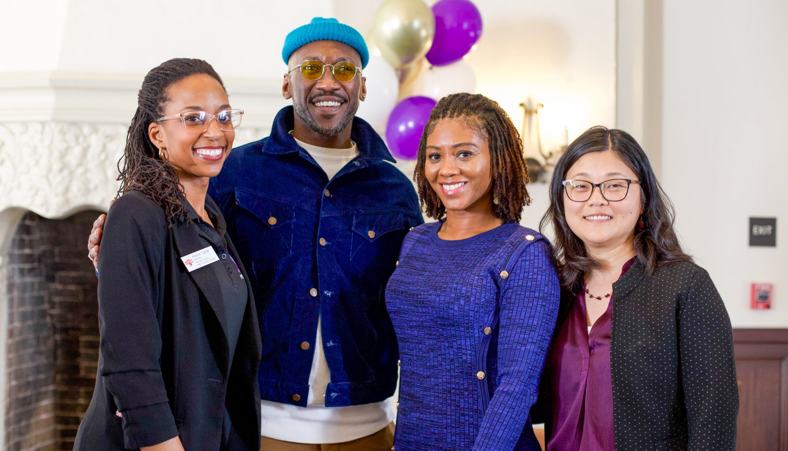 Karsyn Carter, Mahershala Ali, Chameeta Denton, and Aeleah Soine