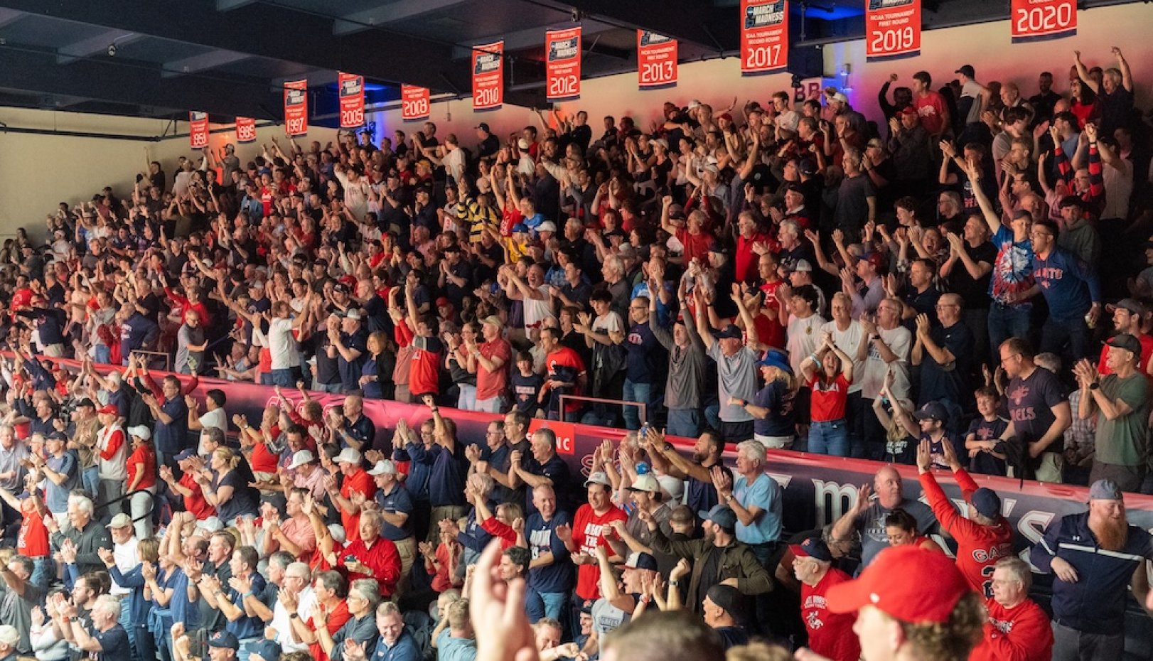 Crowd scene from Men's Basketball game against Gonzaga in February 2026