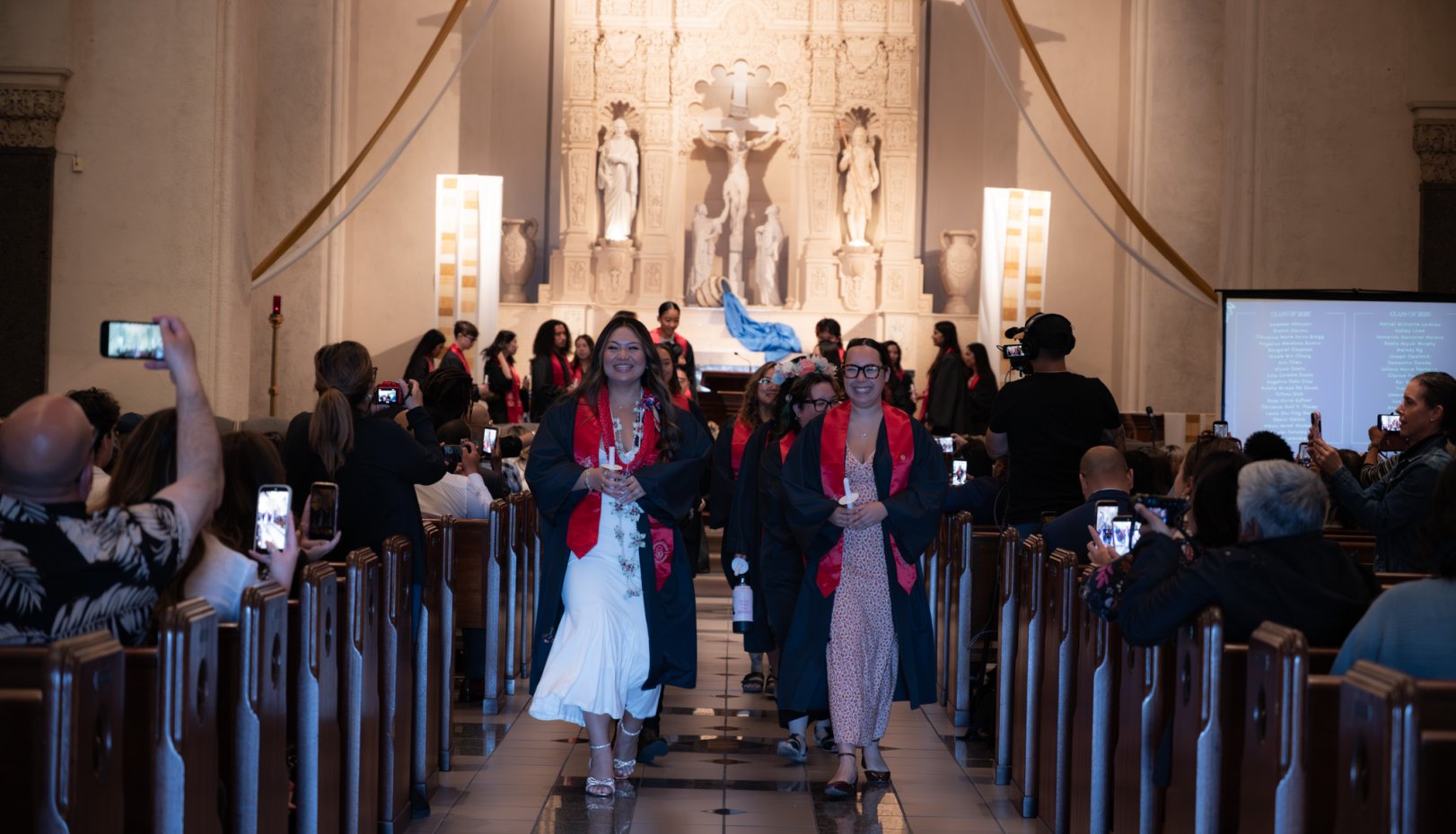 API Graduate Celebration in chapel