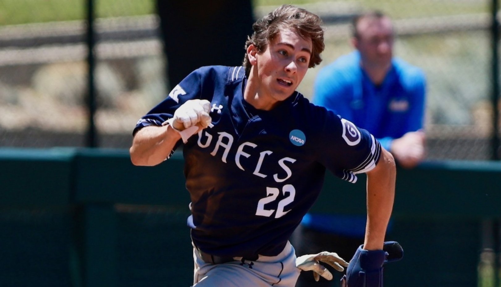 Tanner Griffith runs at 2026 NCAA Baseball Regional