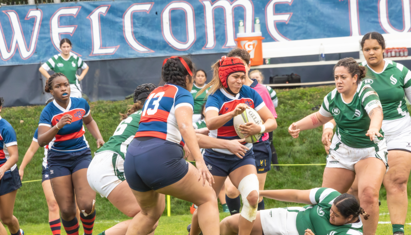 Women's Rugby game against Sacramento State