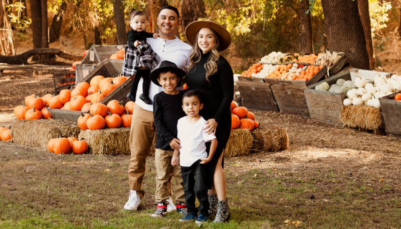 Natalie Cantu and family
