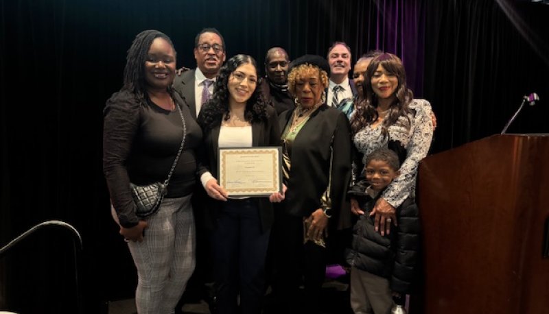 Daryanna Ceja and Veralene Garrett's family