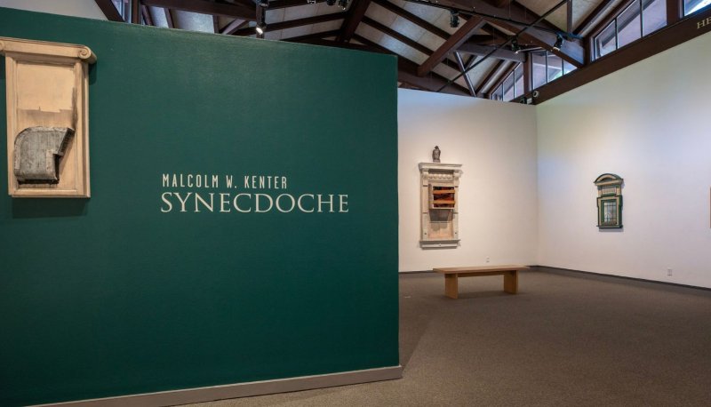 front intro wall of exhibition Synecdoche in art museum