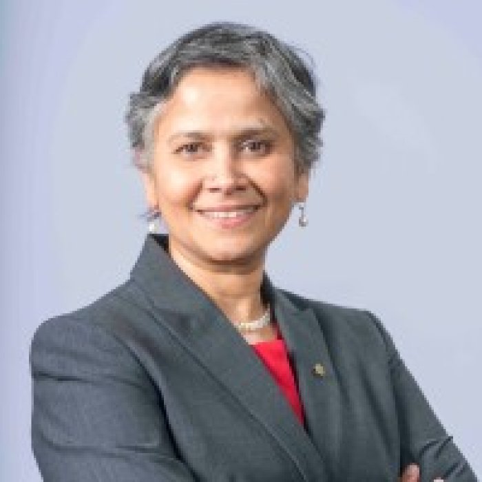 Headshot photo of Saint Mary's faculty Saroja Subrahmanyan