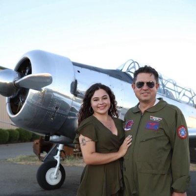 Bella Hoffman and her father