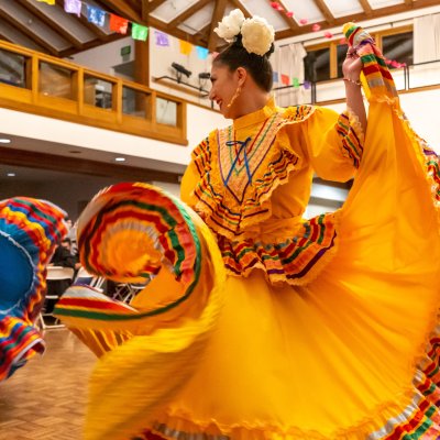 Dancers celebrating Our Lady of Guadalupe in 2022