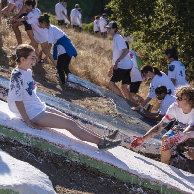 Weekend of Welcome sliding down the SMC