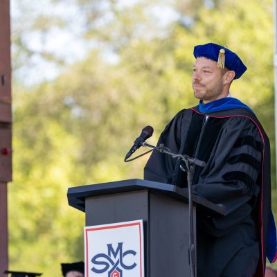 Matthew Dellavedova '13 on podium