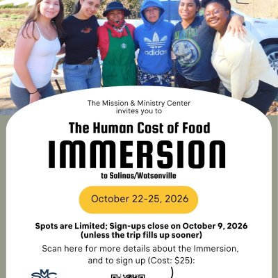 Information about the Human Cost of Food immersion to Salinas/Watsonville