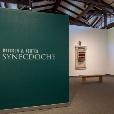 front intro wall of exhibition Synecdoche in art museum