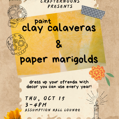 Paint clay calaveras &amp; paper marigolds: dress up your ofrenda with decor you can use every year