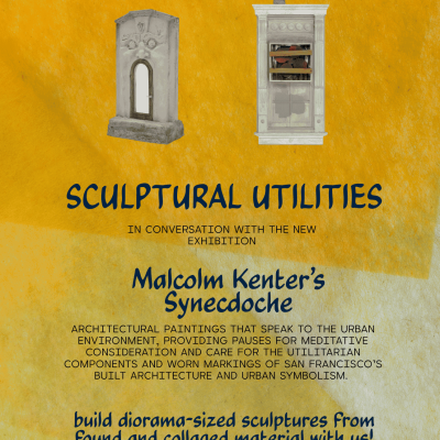 Crafternoons &amp; MoA present: Sculptural Utilities. Images of sculptures from Malcolm Kenter's Synecdoche