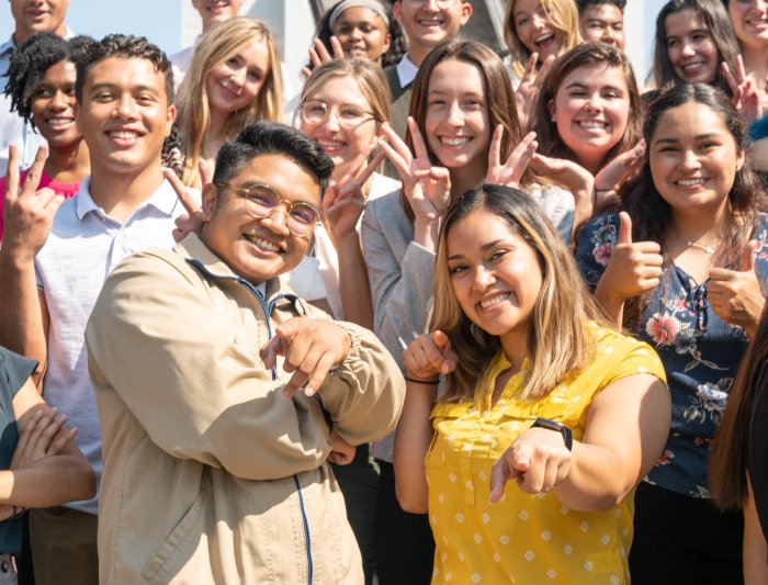 Saint Mary's Data Science Degree Students on Campus