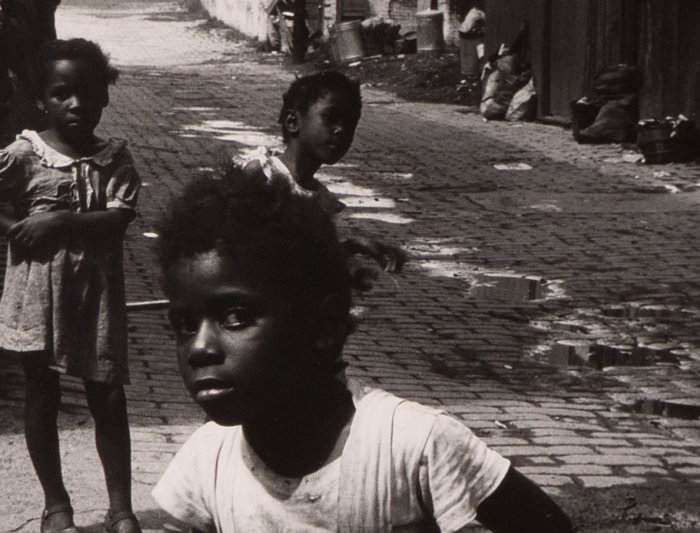 Detail of "In the Shadow of the Capitol" c.1946-1948 by Marion Palfi