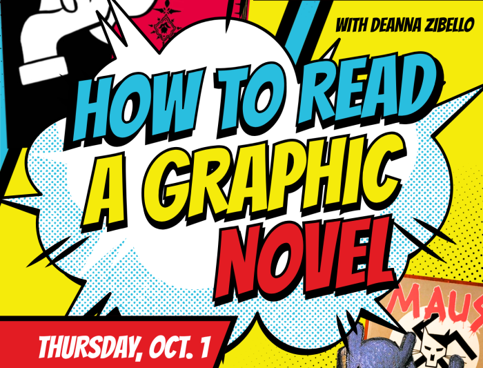 How to Read a Graphic Novel poster